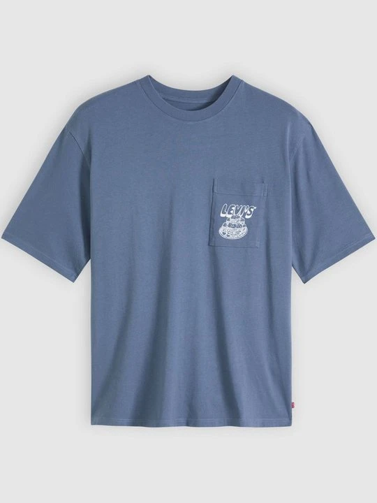 Zdjęcie produktu T-shirt z nadrukiem Levi's niebieski
