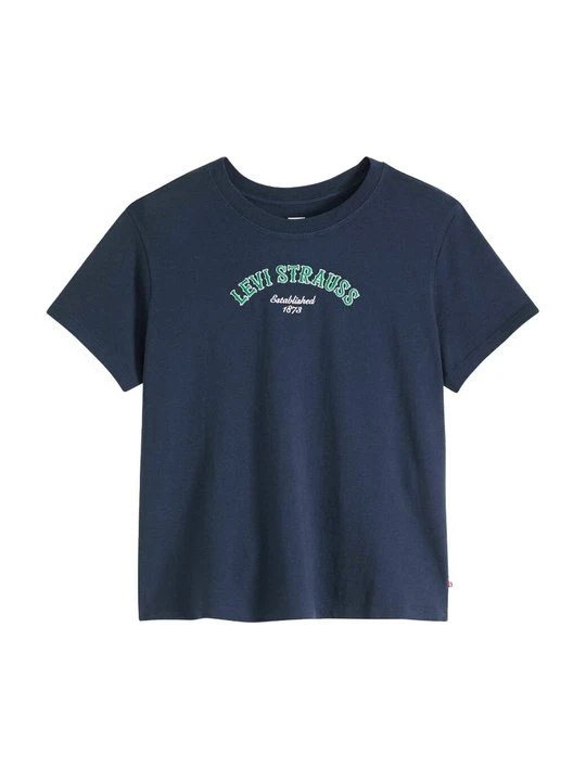 Zdjęcie produktu T-shirt z nadrukiem Levi's niebieski denim