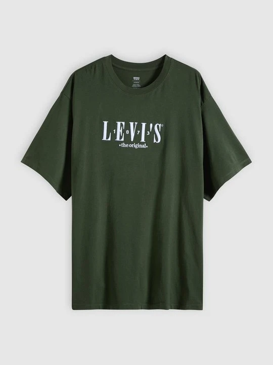 Zdjęcie produktu T-shirt z nadrukiem Levi's oliwkowy