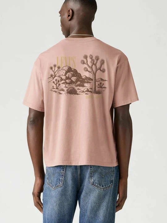 Zdjęcie produktu T-shirt z nadrukiem Levi's różowy