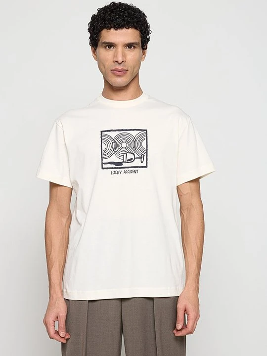 Zdjęcie produktu T-shirt z nadrukiem Libertine-Libertine biały