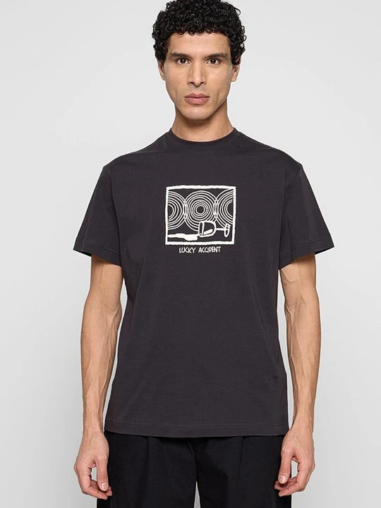 Zdjęcie produktu T-shirt z nadrukiem Libertine-Libertine szary