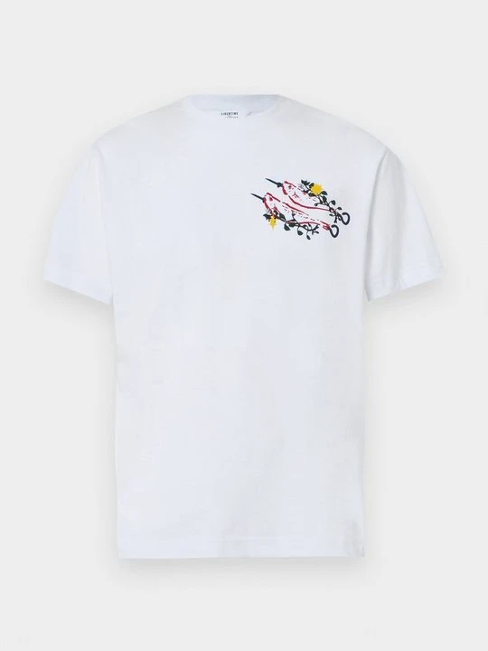 Zdjęcie produktu T-shirt z nadrukiem Libertine-Libertine biały