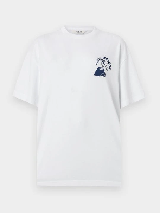 Zdjęcie produktu T-shirt z nadrukiem Libertine-Libertine biały