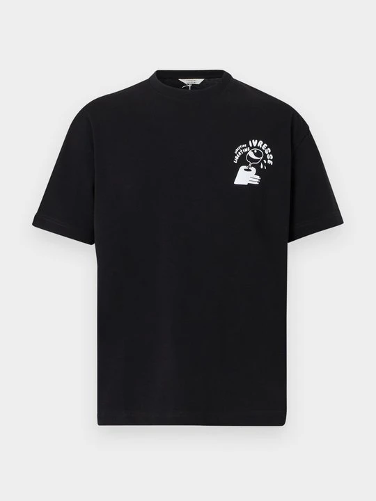 Zdjęcie produktu T-shirt z nadrukiem Libertine-Libertine czarny