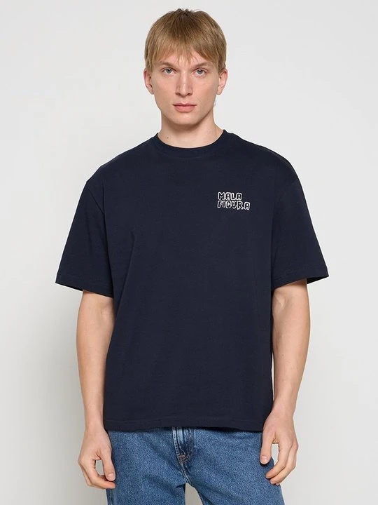 Zdjęcie produktu T-shirt z nadrukiem Libertine-Libertine granatowy
