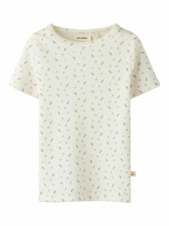 Zdjęcie produktu T-shirt z nadrukiem Lil' Atelier mleczny