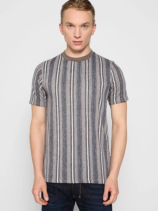 Zdjęcie produktu T-shirt z nadrukiem lindbergh ciemnoszary