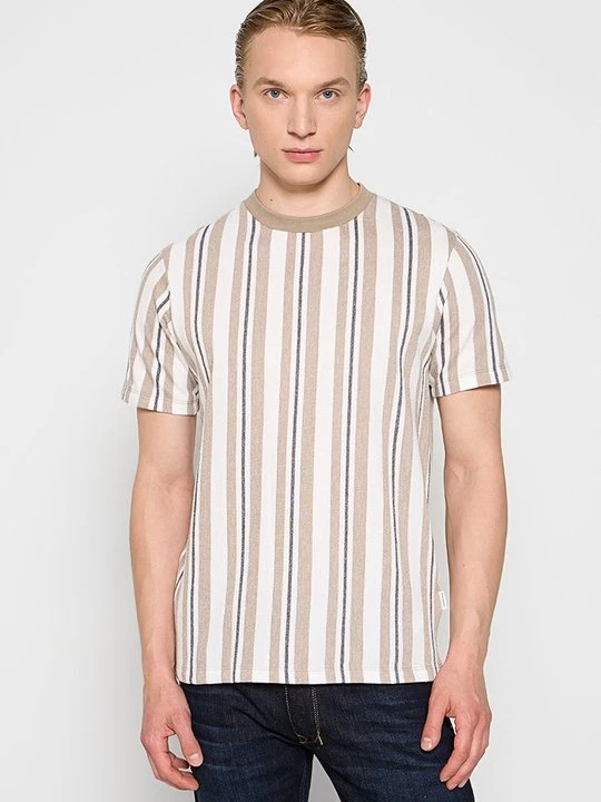 Zdjęcie produktu T-shirt z nadrukiem lindbergh kamień