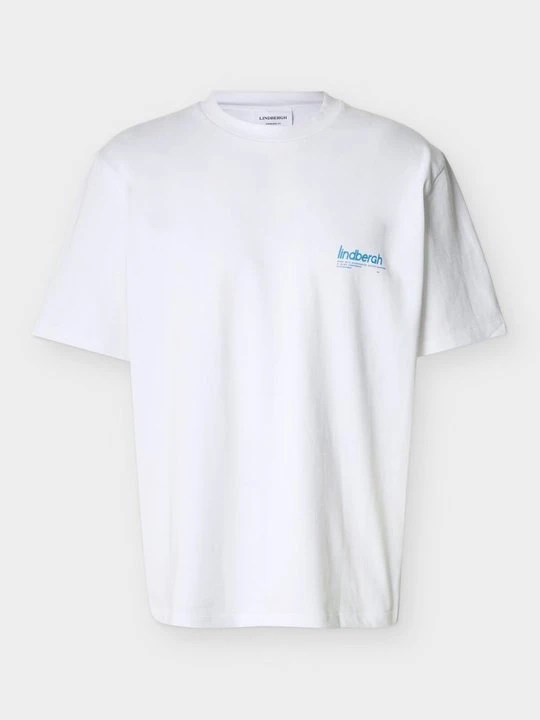 Zdjęcie produktu T-shirt z nadrukiem lindbergh biały