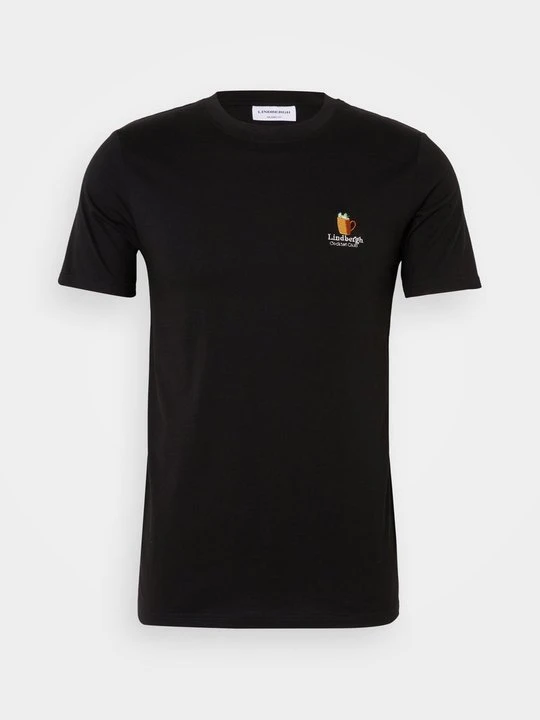 Zdjęcie produktu T-shirt z nadrukiem lindbergh czarny