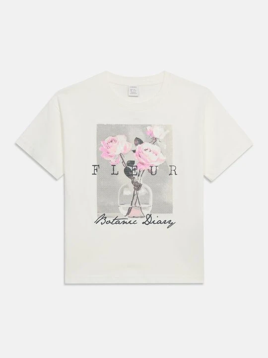 Zdjęcie produktu T-shirt z nadrukiem Lindex biały