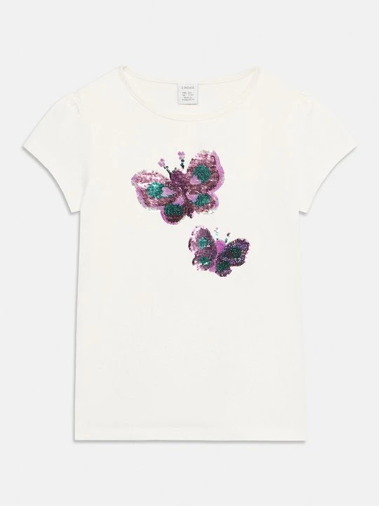 Zdjęcie produktu T-shirt z nadrukiem Lindex biały