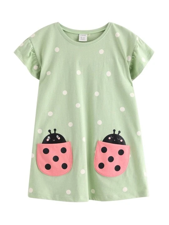 Zdjęcie produktu T-shirt z nadrukiem Lindex jasnozielony
