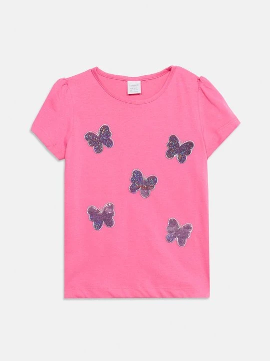 Zdjęcie produktu T-shirt z nadrukiem Lindex różowy