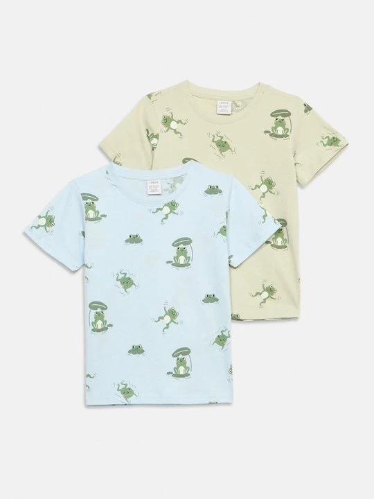 Zdjęcie produktu T-shirt z nadrukiem Lindex zielony