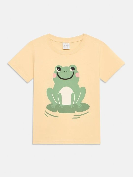 Zdjęcie produktu T-shirt z nadrukiem Lindex żółty