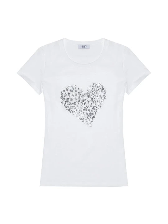 Zdjęcie produktu T-shirt z nadrukiem Liu Jo biały