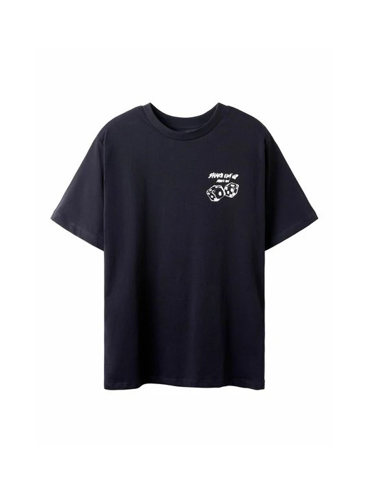 Zdjęcie produktu T-shirt z nadrukiem LMTD czarny melanż