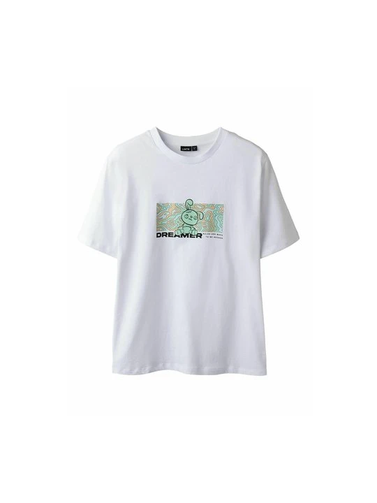 Zdjęcie produktu T-shirt z nadrukiem LMTD mleczny