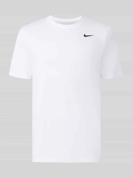 Zdjęcie produktu T-shirt z nadrukiem logo i okrągłym dekoltem Nike Biały