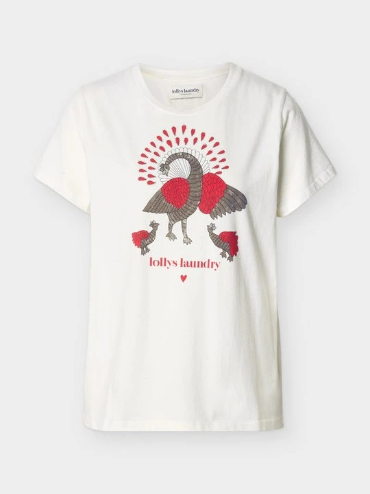 Zdjęcie produktu T-shirt z nadrukiem Lollys Laundry biały