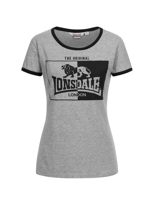 Zdjęcie produktu T-shirt z nadrukiem Lonsdale szary