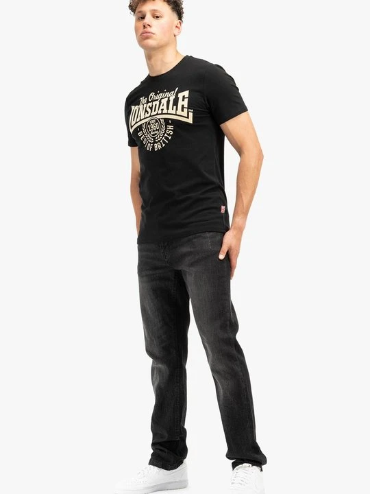 Zdjęcie produktu T-shirt z nadrukiem Lonsdale czarny