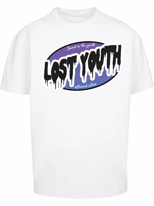 Zdjęcie produktu T-shirt z nadrukiem Lost Youth biały