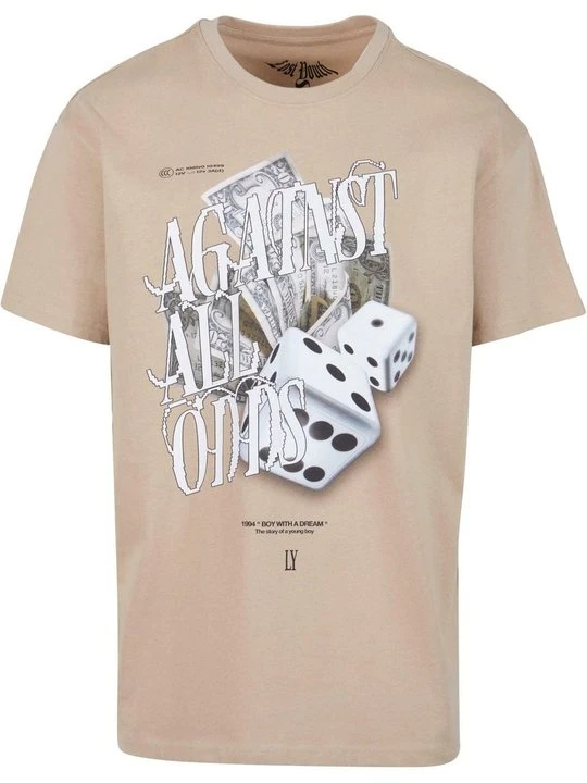 Zdjęcie produktu T-shirt z nadrukiem Lost Youth beżowy