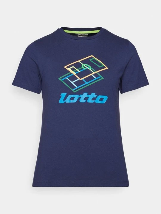 Zdjęcie produktu T-shirt z nadrukiem Lotto granatowy
