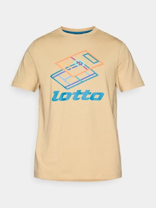 Zdjęcie produktu T-shirt z nadrukiem Lotto beżowy