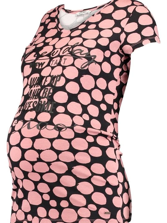 Zdjęcie produktu T-shirt z nadrukiem Love2wait różowy