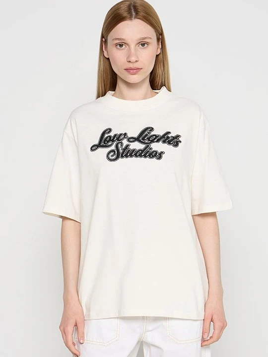 Zdjęcie produktu T-shirt z nadrukiem Low Lights Studios beżowy