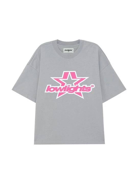 Zdjęcie produktu T-shirt z nadrukiem Low Lights Studios jasnoszary