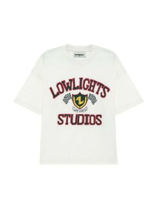 Zdjęcie produktu T-shirt z nadrukiem Low Lights Studios mleczny
