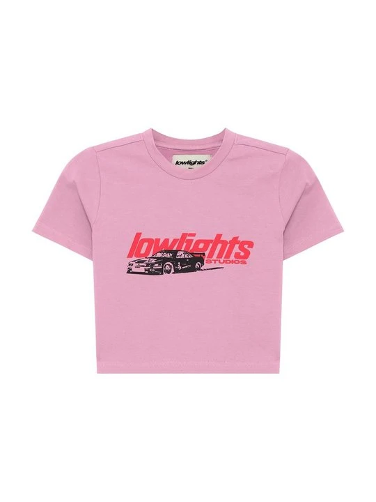 Zdjęcie produktu T-shirt z nadrukiem Low Lights Studios różowy