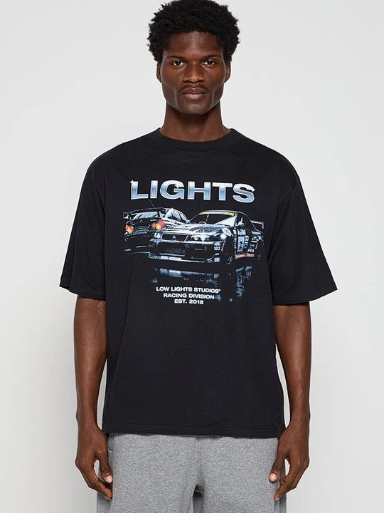 Zdjęcie produktu T-shirt z nadrukiem Low Lights Studios czarny