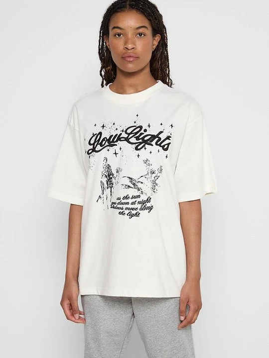 Zdjęcie produktu T-shirt z nadrukiem Low Lights Studios beżowy