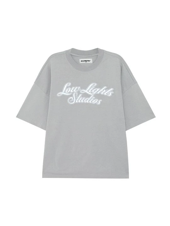 Zdjęcie produktu T-shirt z nadrukiem Low Lights Studios jasnoszary