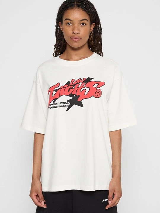 Zdjęcie produktu T-shirt z nadrukiem Low Lights Studios beżowy