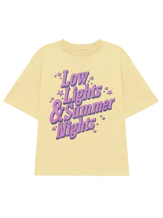 Zdjęcie produktu T-shirt z nadrukiem Low Lights Studios żółty