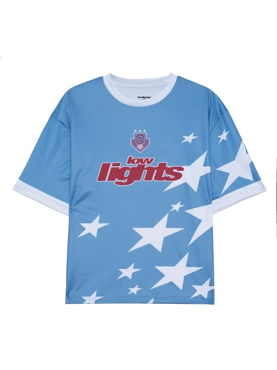 Zdjęcie produktu T-shirt z nadrukiem Low Lights Studios niebieski
