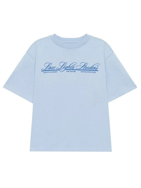 Zdjęcie produktu T-shirt z nadrukiem Low Lights Studios niebieski
