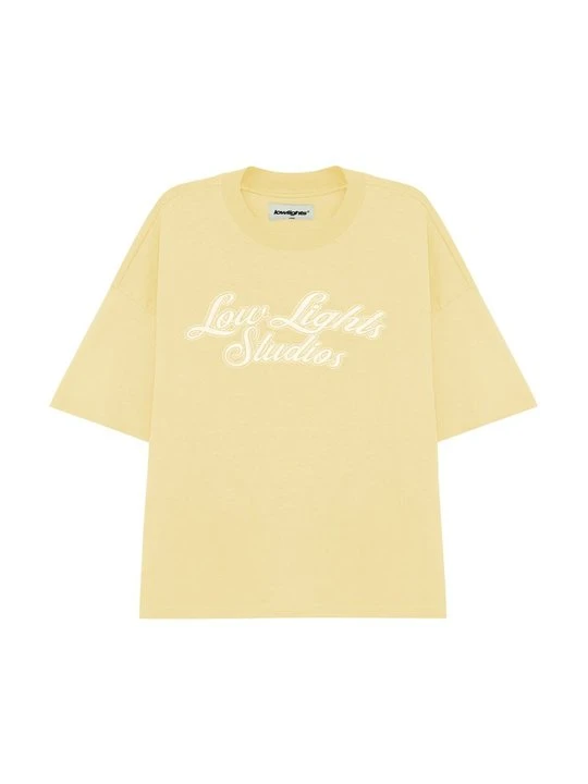 Zdjęcie produktu T-shirt z nadrukiem Low Lights Studios żółty