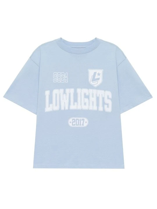 Zdjęcie produktu T-shirt z nadrukiem Low Lights Studios niebieski