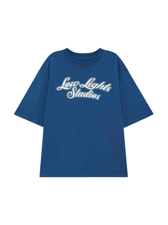 Zdjęcie produktu T-shirt z nadrukiem Low Lights Studios granatowy