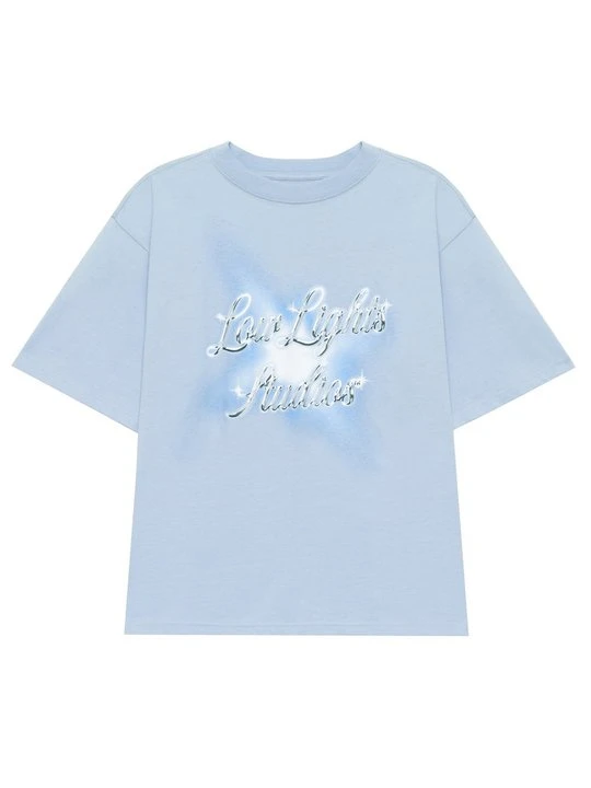 Zdjęcie produktu T-shirt z nadrukiem Low Lights Studios niebieski