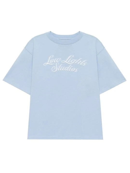 Zdjęcie produktu T-shirt z nadrukiem Low Lights Studios niebieski