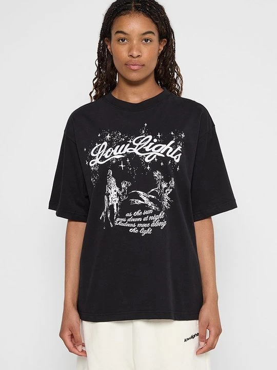 Zdjęcie produktu T-shirt z nadrukiem Low Lights Studios czarny